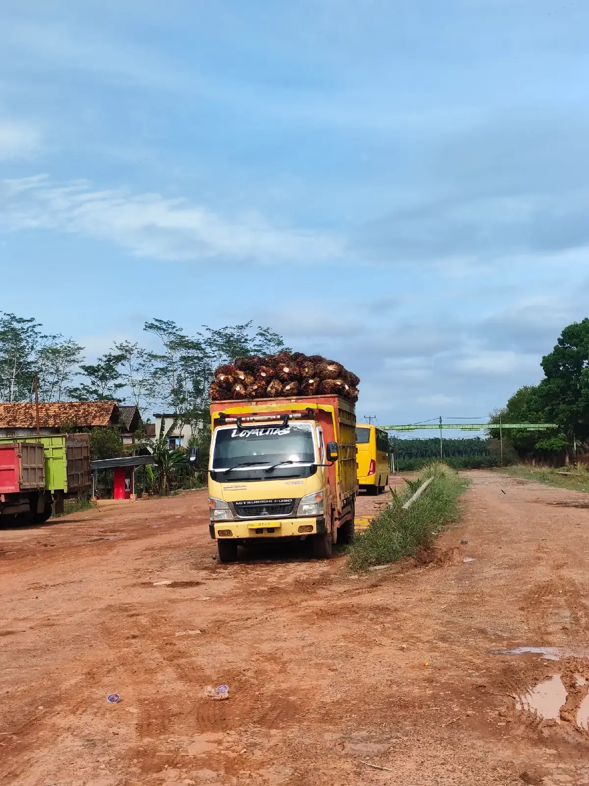 lancarr dekkk🥰#story #kerjakeras #treksawit #sawitsumatra #fyp 