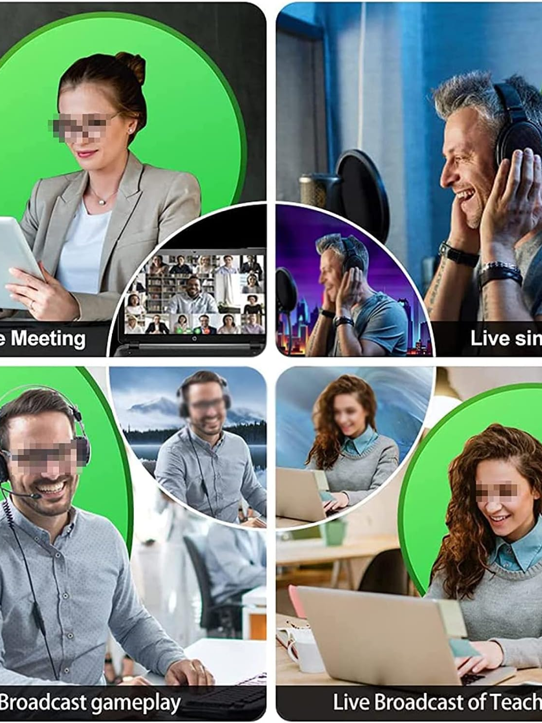 (•ิ_•ิ) Instantly level up your video chats, Zoom calls, and photos with CAMOLA's Collapsible Green Background! This portable and easy-to-use webcam background gives you a professional-looking single-side chromakey green screen, perfect for any chair setup. Say goodbye to messy backgrounds and hello to a clean, polished look! #greenbackground #photography #backdrop #lekato #lekato_music #fyp #fypage #tiktokmademebuyit #webcam#background #videochats #zoom #skype #gift Features: 1.Easy To Operate 2. Sturdy Material Polyester material which good elasticity, good drape 3. Product Material The Green screen for chair of carbon steel ring + flocking material has strong wrinkle resistance and elasticity 4. Easy To Store 5. Wide Application Advanges: *Made of quality polyester fabric with flexible metal keeps it in shape *Help to reduce light reflection for better quality picture *Hook-n-loop straps allow you to easily secure it to your chair *Easily collapse and store in the attached cloth bag *Suitable for portrait photos, live streaming and etc