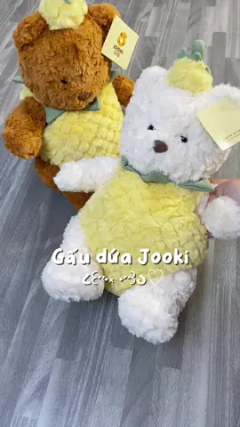 Ai măm dứa hămm, gấu nhà Jooki thì iu khỏi bàn rùiii #unbox #review #fyp #gaubong #quatang 