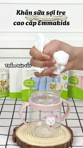Dòng khăn sợi tre mềm mại thấm hút tốt mà giá thì hạt dẻ các mom tham khảo nha #emmakids #khansuachobe #khansuasoitre #hottrend #mevabe 