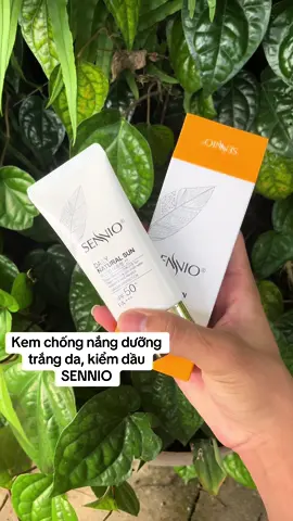 Kem chống nắng dưỡng trắng da, kiềm dầu SENNIO #sennio #kcn #kemchongnang #lamdep #skincareviral 