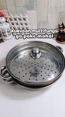 Pengen punya panci kukus tapi takut mahal? Nih aku kenalin panci kukus multifungsi ga pake mahal  #panci #pancikukus #gsf #affliatetiktok #affiliate #kukusan #pancimurah #kukusanmurah 