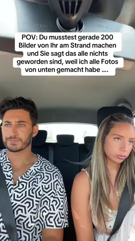Was passiert wenn man von einer Frau bilder von unten macht ?🤣 #pärchen #pärchenvideos #pärchencomedy #urlaub #strandbilder #freundin 