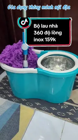 Bộ lau nhà 360 độ lồng vắt inox #xuhuongtiktok #viraltiktok #trendingvideo #bolaunha #bolaunha360 #bolaunhathongminh #dondepnhacua 