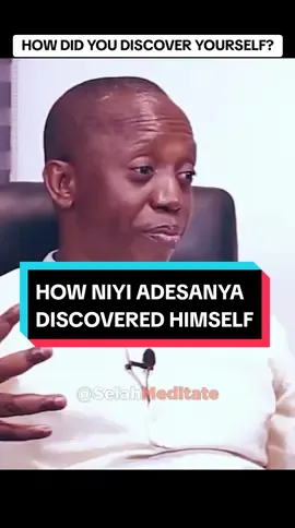 Niyi Adesanya shares insights on how he discovered himself and his potential. Those who achieve greatness with their passion are the one percenters. This excerpt is from our in-depth interview on 'Reaching Your Maximum Success Potential' with Dr. Niyi Adesanya. Share your thoughts in the comments section. Click the link on bio to watch the full interview titled: ACHIEVE SUCCESS AND FULFILMENT with Niyi Adesanya. Selah . . . . . . . . #NiyiAdesanya #Selahmeditate #Leadership #PersonalDevelopment #Entrepreneurship #Mindset #Success #Motivation #BusinessSuccess #MaximumPotential #entrepreneurshipvideos #entrepreneurshippodcast #entrepreneurshipinterviews #mindset #businesstips ##videosonentrepreurship #howtogrowinbusiness #businesspodcast