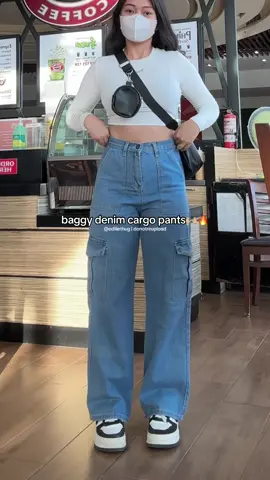 Replying to @purple_pizza   unsiex 6 pocket cargo pants #baggyjeans #fyp 