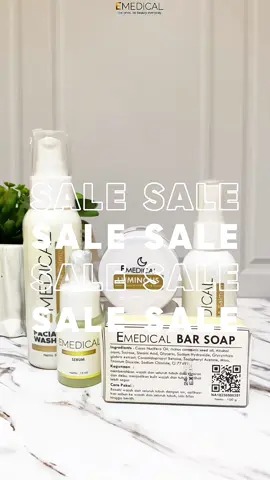 Yuhuuu yang belum chekout satu paket Emedical cus langsung chekout bestyy‼️Promo FREE BARSOAP terbatas ya jadi langsung aja borong sebanyak