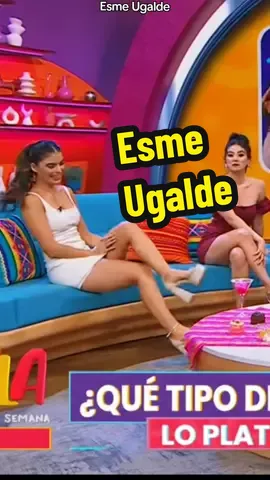 Esme Ugalde on Saturday 💥 #EsmeUgalde  #EsmeraldaUgalde #WhiteMiniDress #Heels #CrossedLegs #WOW 