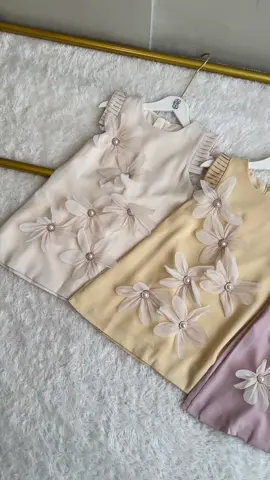 Diane dress with 3D flowers details ❤️ #petitetoesid #dressanak #dressanakperempuan #bajuanak #bajuanakperempuan 