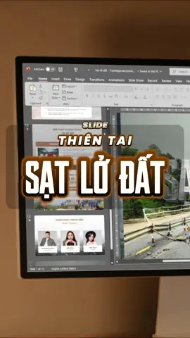 Mẫu slide Sạt Lở Đất #dialy #satlo #slide #powerpoint #tuyetkypowerpoint 