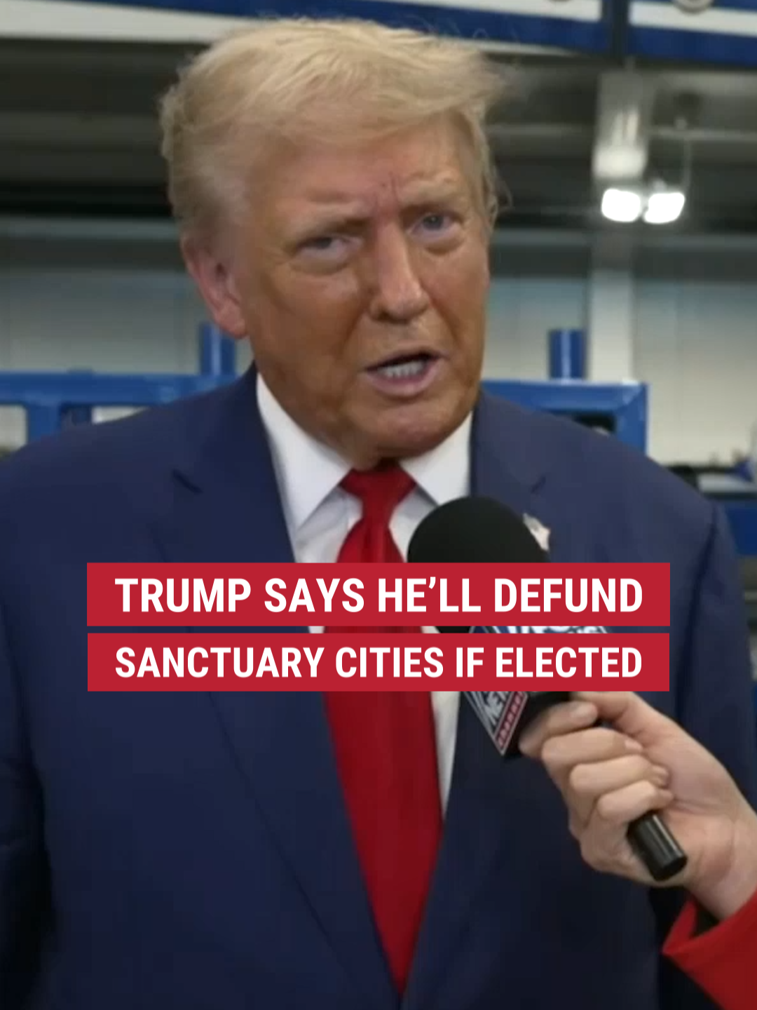 Former President Trump tells Alexis McAdams: 
