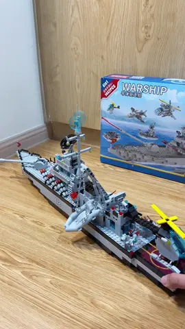 1560Pcs Large Warship Bricks Mainan Blocks Building Blocks Toys for Kids mainan budak lelaki #warship #warshipmodel #modernwarship #buildingblocks #brickswarship 