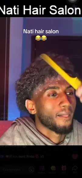 Nati hair salon🤣 #viral #habeshatiktok #ethiopian_tik_tok🇪🇹🇪🇹🇪🇹🇪🇹 #ethiopian #haron #funny #live #clips 