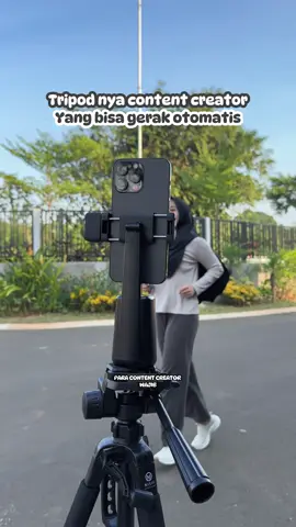 Bikin konten lari pagi gini gak perlu repotin orang lagi 🔥 Pake Mixio A200 Auto Face Tracking #mixioa200 #autofacetracking #autofacetrackingtripod #autofacetrackingphoneholder
