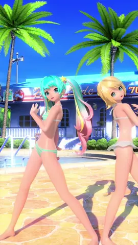 Summer Idol #hatsunemiku #kagaminerin #vocaloid #projectdiva #projectsekai #projectmirai #anime #projectdivafuturetone #初音ミク #鏡音リン #mikuxrin 