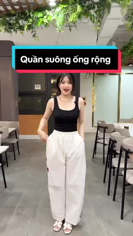 Quần suông ống rộng #quan #quanongrong #quanongrongnu 
