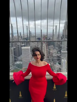 The city was feeling little blue that day …  Beautiful New York from the Empire State Building 💙💋 #empirestatebuilding #ESBVIP #newyorkcity #newyork #sky #Love #khatiabuniatishvili @Empire State Building @Empire State Realty Trust 