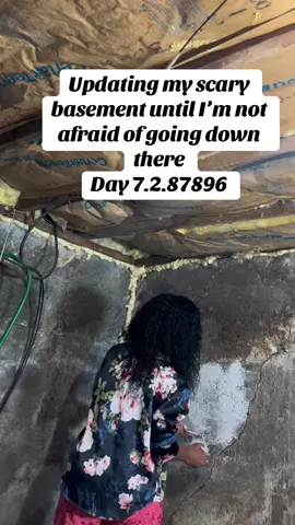 Updating my scary Basement until I’m not afraid of going down there Day 7.2.8796 ##clean##CleanTok##reno##renovate##DIY##asmrsounds##asmrvideo##update##updating##beforeandafter##deepclean##renovation##deep