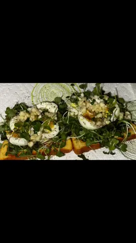 🚀 Ready to Transform Your Breakfast Game? 🌱✨ Say goodbye to boring mornings and hello to a gourmet start to your day! Imagine this: fresh sprouts on crispy toast, topped with lightly poached eggs, drizzled with a hint of olive oil and a splash of truffle oil. 🍳🥑 This isn't just breakfast; it's an experience. The crunch of the toast, the creamy eggs, and the aromatic oils create a symphony of flavors that will make your taste buds sing. 🎶 Why settle for ordinary when you can have extraordinary?  👇 Comment below with your favorite breakfast topping! 🥂 #BreakfastGoals #HealthyEats #Foodie 