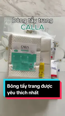 Bông tẩy trang của Calla, hot không cần giới thiệu luôn!!! #bong_tay_trang_bach_tuyet  #calla  #trinh_ri_viu  #xu_huong_tik_tok 