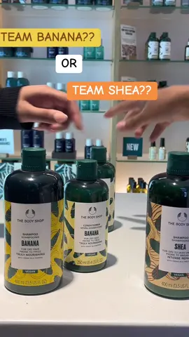 The Body Shop has the best hair care products 😉 #thebodyshop #tbsnepalofficial #haircareproducts #bananashampooandconditioner #sheashampooandconditioner 