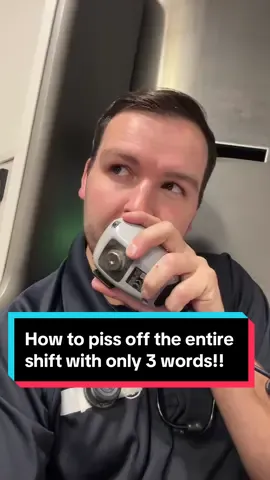 FIGHTING WORDS!! #ems #emsjokes #emshumor #emtlife #paramedic #foryou #medical #medicalhumor #firstresponderhumor #paramedicsoftiktok #viral #emtsoftiktok #firstresponders #healthcareworker #medicalfield #nurse #firefighter #emergencyroom 