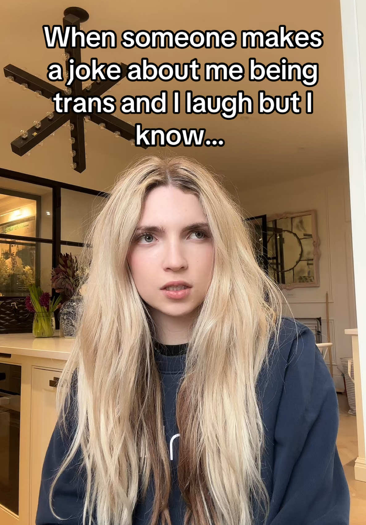 I’m a good sport about a lot but I’m sure you’d get sick of your own jokes #trans #transgender #transgirl 