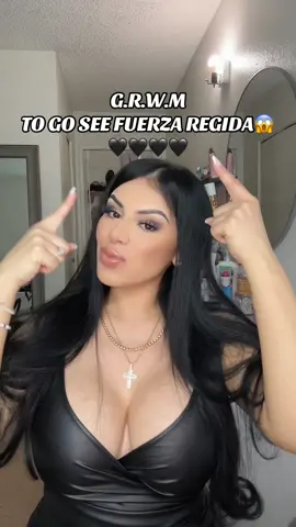 Get Ready W/me For My Very FIRST Concert 🖤🖤🖤 #fyp #fuerzaregida #JOP #paratii #paratipage #grwm @Fuerza Regida 