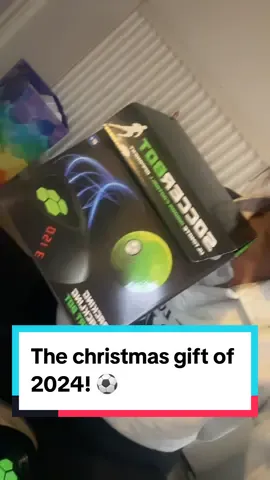 If you follow me you’ll know i very rarely do shopping videos, but i do share gifts i genuinely buy and LOVE for my kids! This one was one of them - hes football mad and this has been a winner especially when its raining outside #football #footballgifts #soccorbot #footballtiktok #kidsfootball #christmas #christmasgifts 