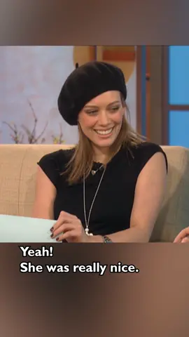 @hilaryduff and I play 2 lies and a truth 🤣 #theellenshow #hilaryduff #throwback #2006 