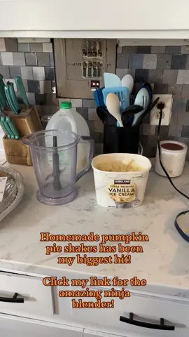 Homemade pumpkin pie shakes! My biggest hit yet!  #costcopie#costcoicecream 