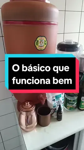 O básico que funciona muito bem #pensandoforadacaixa #filtrodebarro #filtro #oleodecoco #salud #vitamimas 