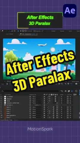 3D Paralax Effects Rig in After Effects. #aftereffects #framerate #adobeaftereffects #visualeffects #motiongraphics #videoediting #edittips #creativeediting #tutorial #vfx #filmmaking #animation #videoart #digitalart #editingskills #graphicdesign #videoproduction #creativeprocess #aftereffectstutorial #editisnpiration 