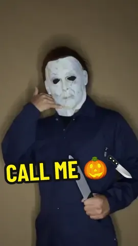 CALL ME 🎶 @Debbie Harry/BLONDIE 🎃🔪 #elcompamyers #CallMe #michaelmyers #blondie #fakeknife⚠️ #halloween2024 #halloweencostume #trending 