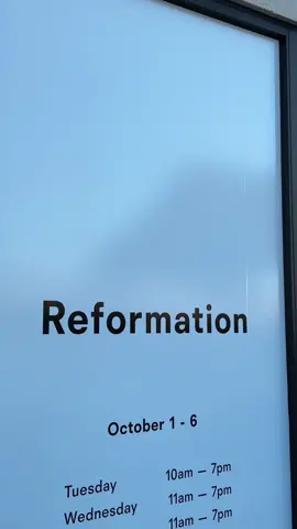 @reformation @260SampleSale thank you for having me 🫶🏼🫶🏼🫶🏼 sale starts tomorrow!  #fashion #samplesale #dallas #clothes #reformation #dallastx 