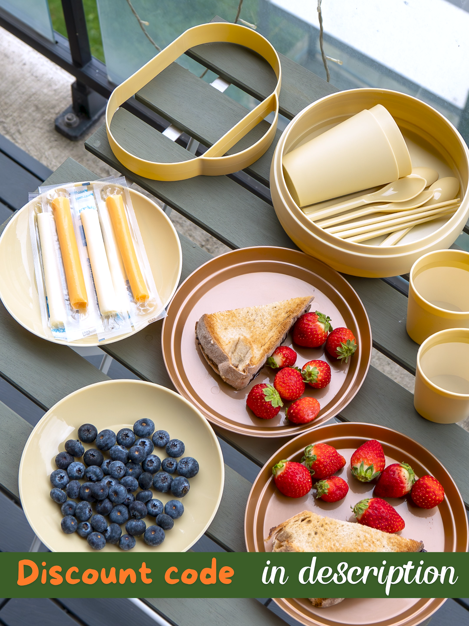 Camping Picnic Dishes Set Code[Maple kitchen] to get 10 % OFF Search ID on Amazon: B0C58X3Z13 @withgreen.store #Shopwithgreen #Amazonhome #Amazonhomefinds #Amazonhomemusthaves Check out this space-saving, lightweight, and durable outdoor food serving plate set! Microwave and dishwasher safe, it’s perfect for picnics and reusable. #maplekitchen #picnicset #multiuseplates #lightweightplates #campingdish #shopwithgreen #PlateSet #foodplates #canada #usa