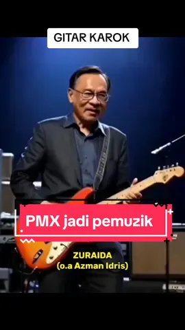 Kini PM DS Anwar Ibrahim pula menjadi guitarist versi AI.. #viraltiktok #ai #laguviral #trending #pmx #gitarkarok 