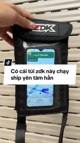 Túi ZDK treo đầu xe máy dành cho các bạn chạy ship và check google map yên tâm khi chạy xe #tuizdk 