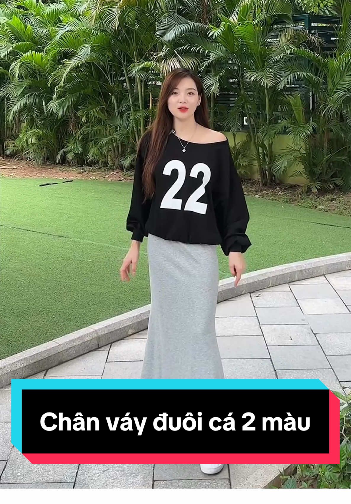 Chân váy đuôi cá 2 màu #xuhuongtiktok #chanvay #chanvayduoica 