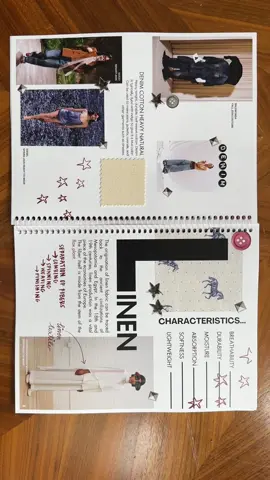 My textiles fabric research book 😭🥹this took so long😄 #scad #savannahcollegeofartanddesign #fashiondesign 
