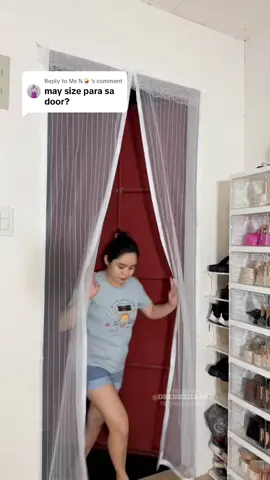 Replying to @Ms N🍹 Iwas lamok this tag ulan! Magnetic Screen Net for Door✨ #screennet #doorscreennet #magneticscreendoor 