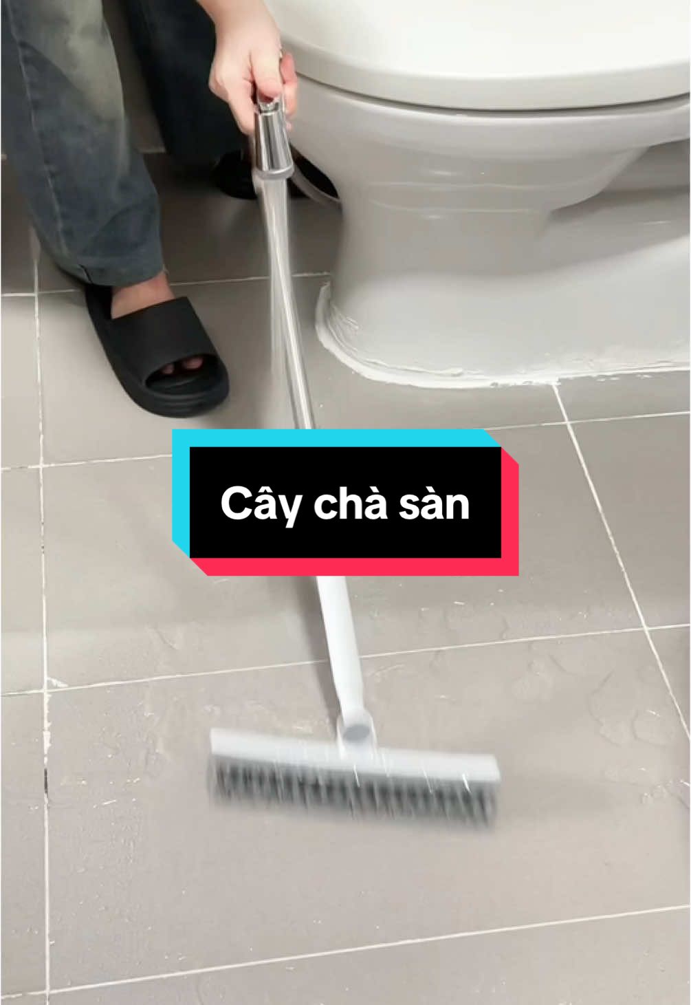 Cây chà sàn nhà tắm đa năng, 2 trong 1 