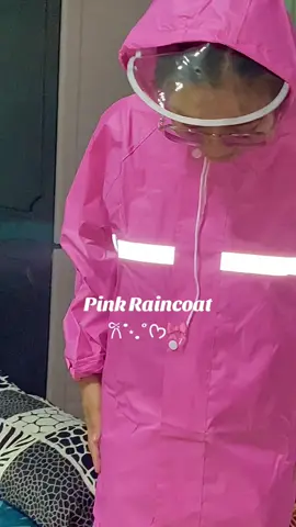 My very girly raincoat. 🎀🩷 #raincoat #raincoatgirl #verypink #pinkthings💗 