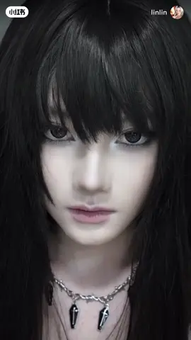 emo bjd makeup 🥀  #douyinmakeup #bjdmakeup #fyp #viral #xiaohongshu #foryoupage #altmakeup #alt