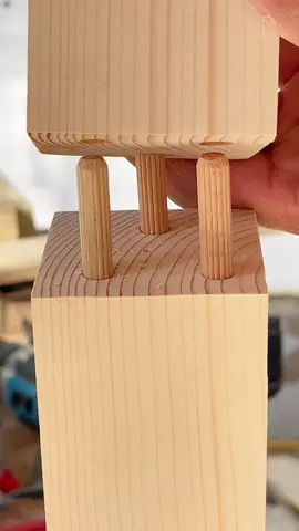 Tips for connecting 2 wooden bars accurately #tipsandtricks #tips #DIY 