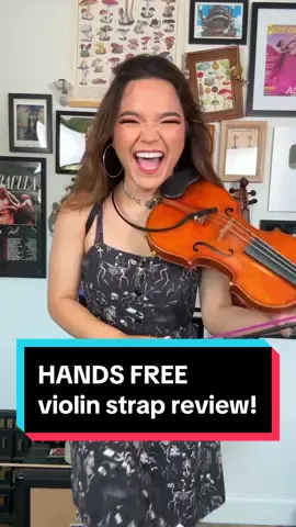 Trying the Aceto Violin Neck strap by Electric Violin Lutherie! Check out my full length review on YT! #violin #violinist #electricviolin #electricviolinist #music #musician #miaasano #metal #rock #shred #metalmusic #rockmusic #headbang #review #electricviolinlutherie 