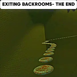 Exiting backrooms - The End 🥶😱#backrooms #reallife #foundfootage #scary #trendingvideo #viraltiktok #fyp 