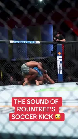 #KhalilRountree kick was loud! 😳 #UFC307 #UFC #MMA (via UFC)