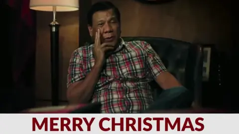 Merry Christmas from tatay Digong. #duterte #rodrigoroaduterte #prrd 