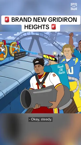 It’s the quarter season carnival at Gridiron Heights! #GridironHeights #NFL #Cartoon #Animation #football  